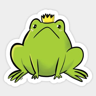 Frog Prince Sticker